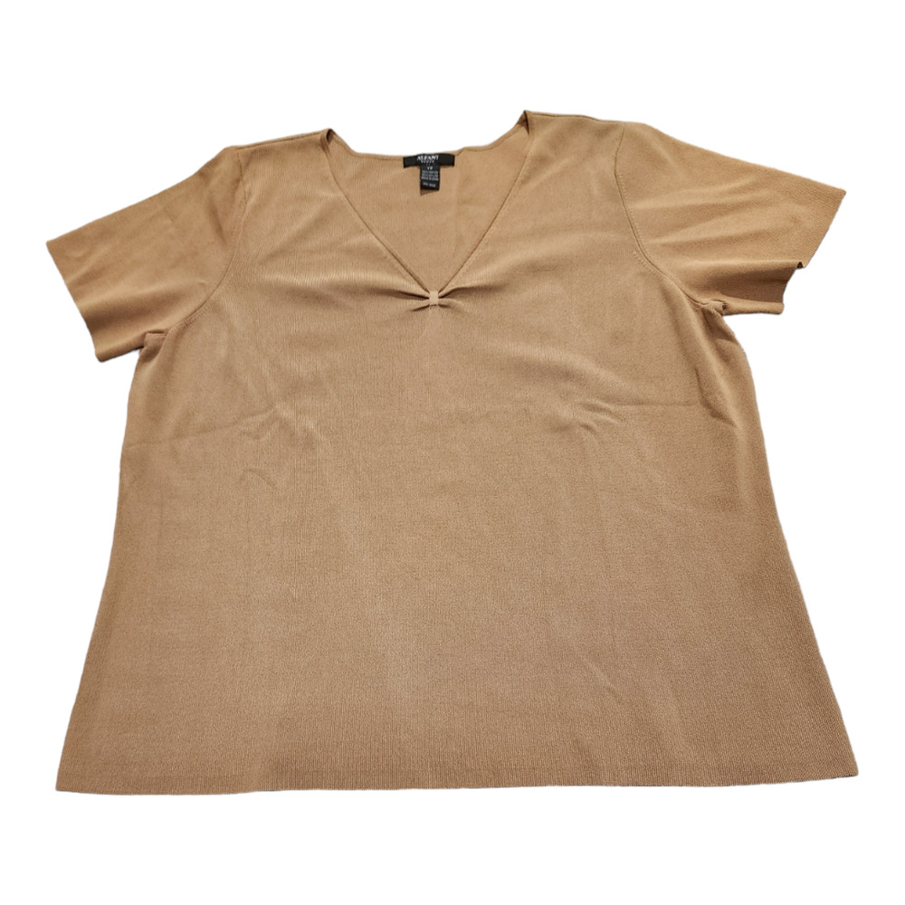 Alfani Woman Top Brown 1X